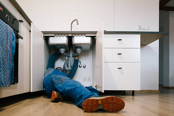 Professional Plumbing technician working in Hobart, OK